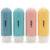 Leakproof Silicone Travel Bottles (4 x 89ml Set)