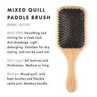 Mixed Quill Paddle Brush