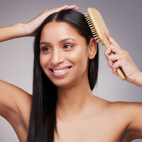 Bamboo Bristle Paddle Brush