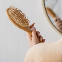 Bamboo Bristle Oval Brush