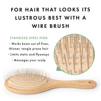 Wire Pin Oval Brush