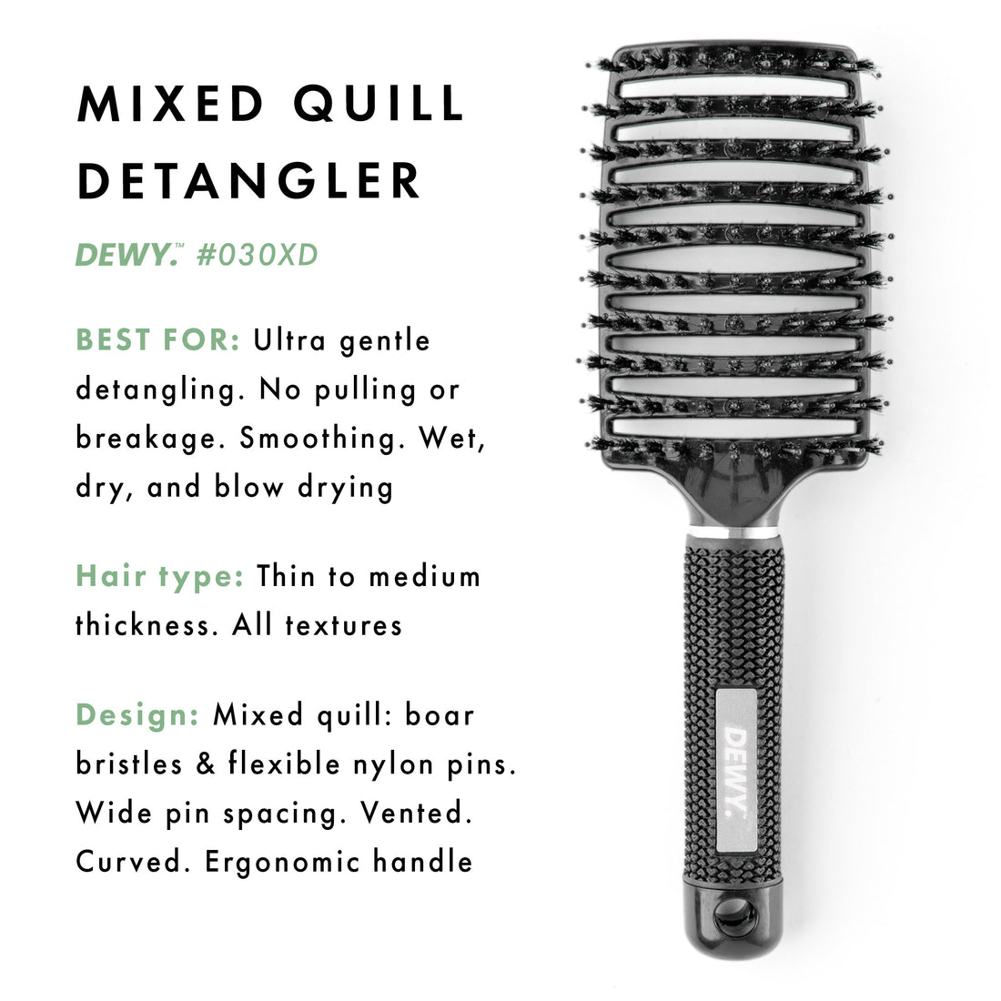 Mixed Quill Detangler