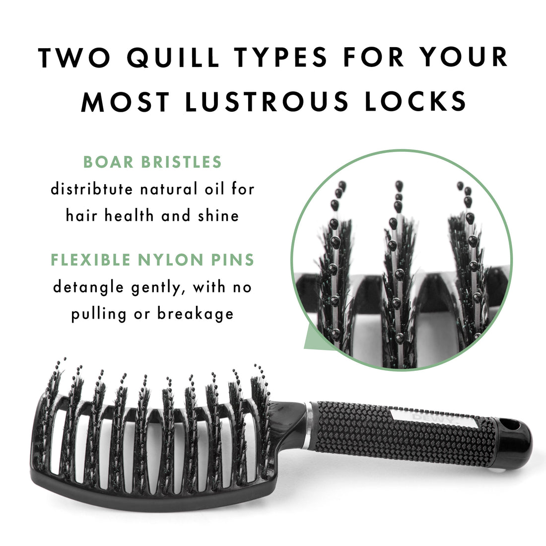 Mixed Quill Detangler