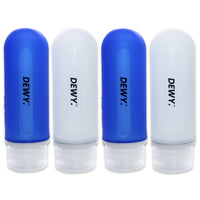 Leakproof Silicone Travel Bottles (4 x 89ml Set)